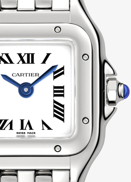 Cartier Panthère de Cartier horloge, klein model CRWSPN0012 - detail zilver