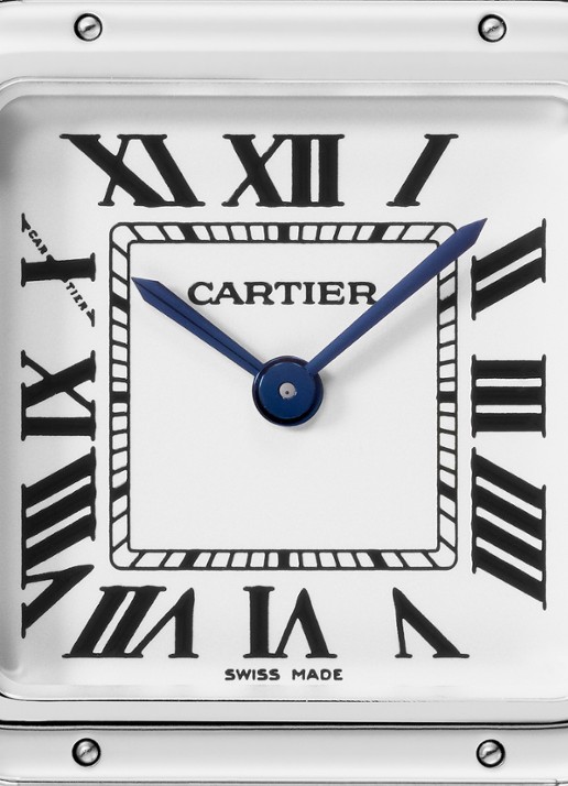 Cartier Panthère de Cartier horloge, medium model CRWSPN0015 - detail zilver