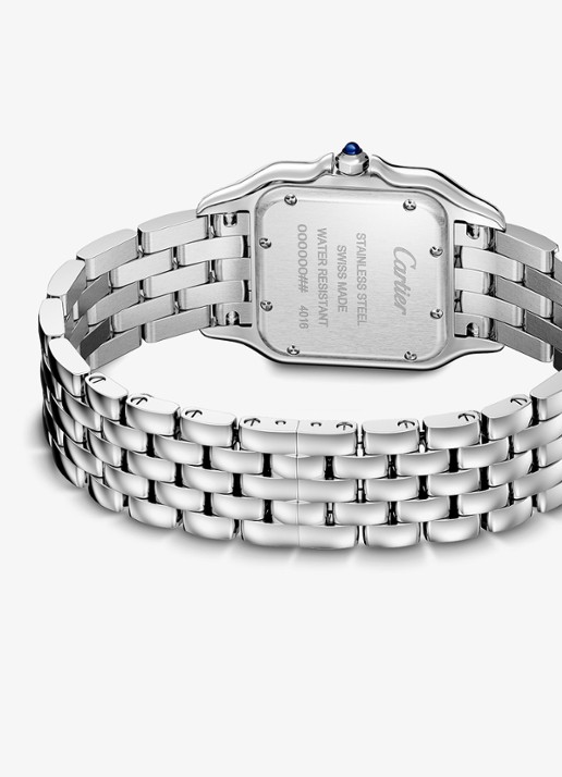 Cartier Panthère de Cartier horloge, medium model CRWSPN0015 - detail 2 zilver