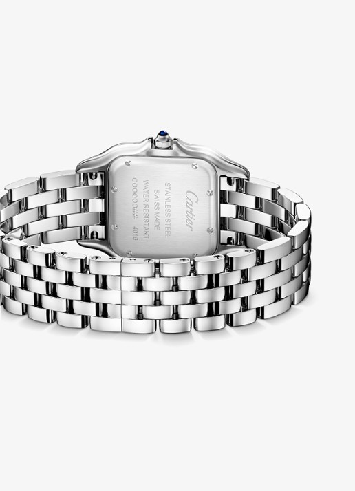 Cartier Panthère de Cartier horloge, medium model met diamanten CRW4PN0018 - detail 3 zilver