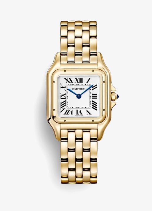 Cartier Panthère de Cartier horloge, medium model van 18 karaat geelgoud CRWGPN0058