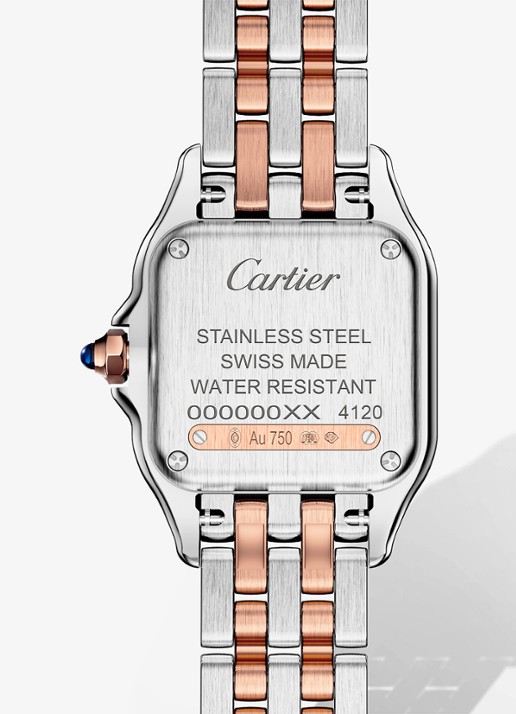 Cartier Panthère de Cartier horloge van 18 karaat roségoud en staal met diamant CRW3PN0014 - detail 5 roségoud