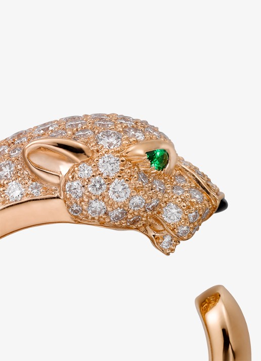 Cartier Panthère de Cartier ring, middel model van 18 karaat roségoud met 1.15 ct diamant CRN4742200 - detail 2 roségoud