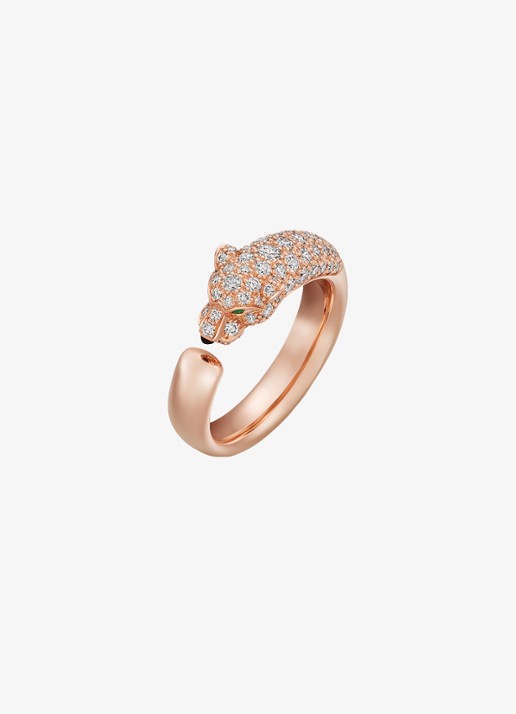 Cartier Panthère de Cartier ring van 18 karaat roségoud met diamanten CRN4765700