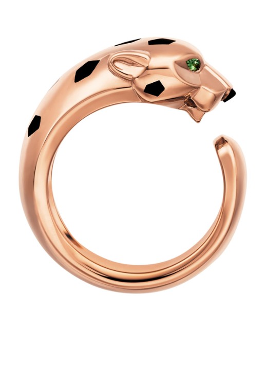 Cartier Panthère de Cartier ring van 18 karaat roségoud met onyx en tsavoriet CRB4230900 - detail 3 roségoud
