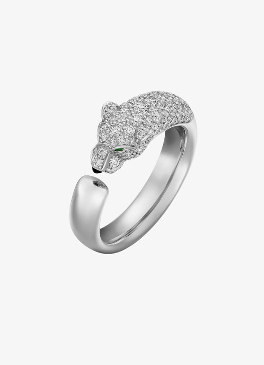 Cartier Panthère de Cartier ring van 18 karaat witgoud met diamanten CRN4765900