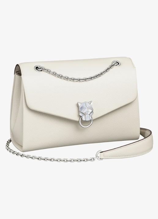Cartier Panthère de Cartier Small schoudertas van kalfsleer CRL1002659 - voorkant 6 wit