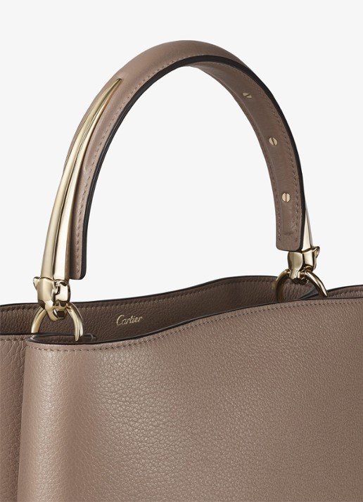 Cartier Panthère Double de Cartier Small handtas van kalfsleer CRL1002642 - detail 3 taupe