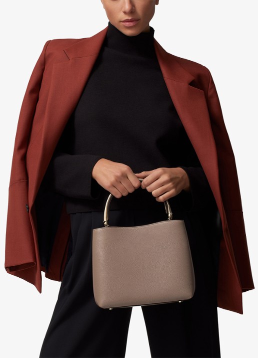Cartier Panthère Double de Cartier Small handtas van kalfsleer CRL1002642 - voorkant 7 taupe
