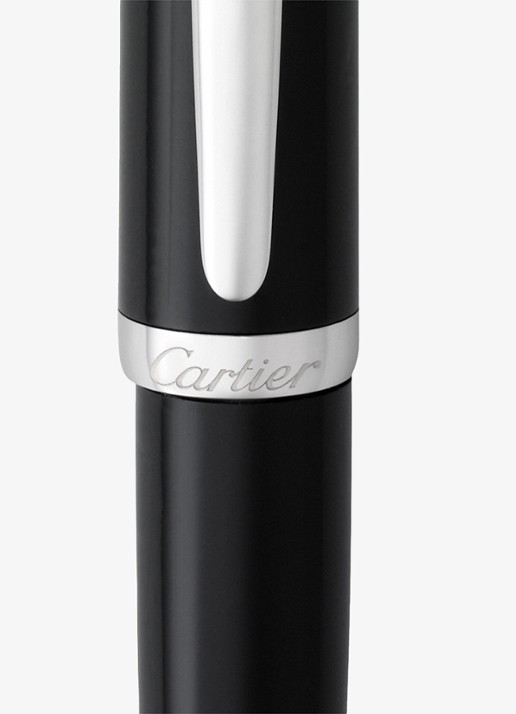 Cartier R de Cartier balpen met composiet CROP000329 - detail 4 zwart