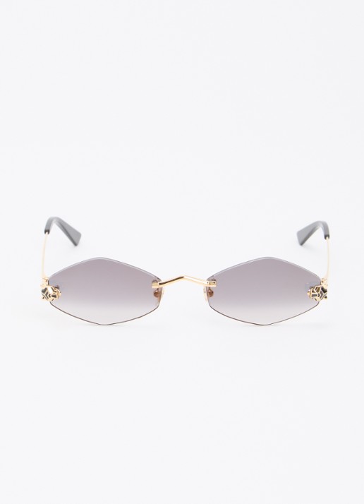 Cartier Retro zonnebril CT0433S - detail goud
