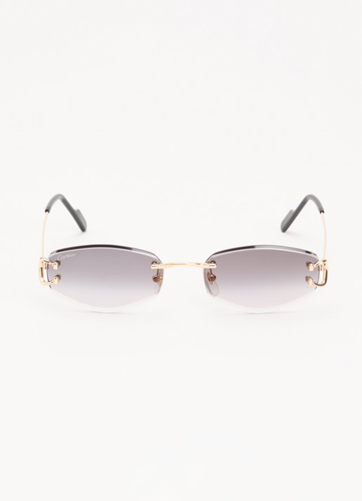 Cartier Retro zonnebril CT0467S - detail goud