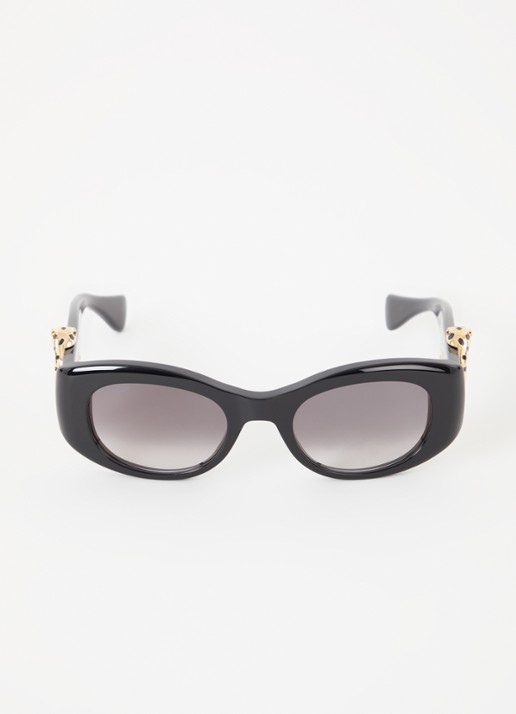 Cartier Retro zonnebril CT0472S - detail zwart