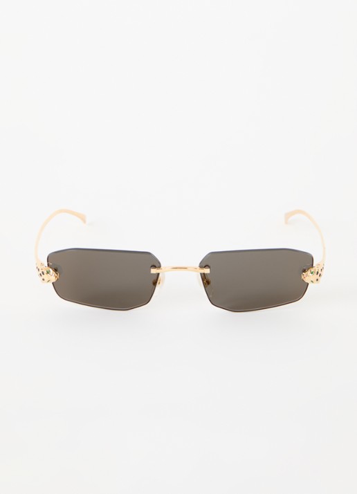 Cartier Retro zonnebril CT0474S - detail goud