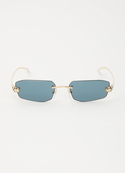 Cartier Retro zonnebril CT0474S   - detail 2 goud
