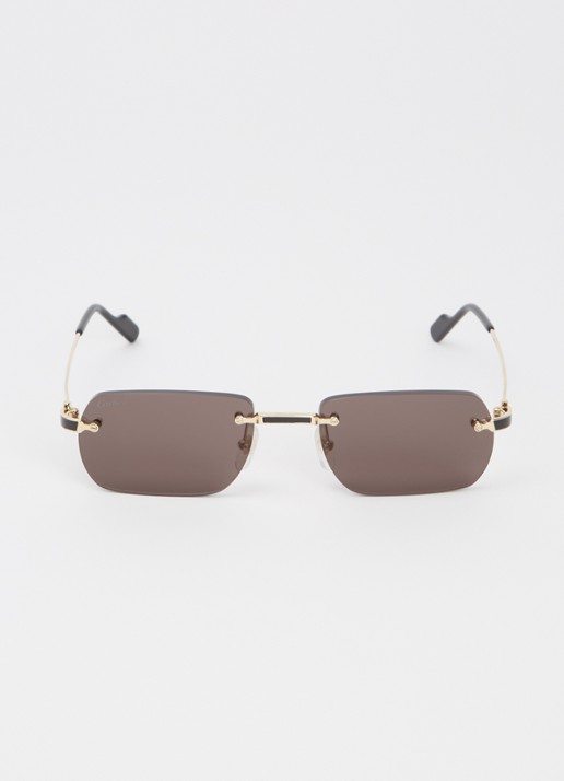 Cartier Retro zonnebril CT0498S - detail 2 goud