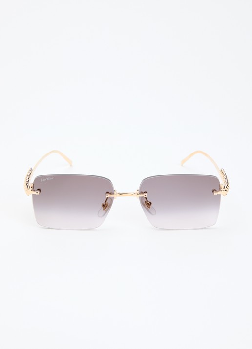 Cartier Retro zonnebril CT0545S - detail 2 goud