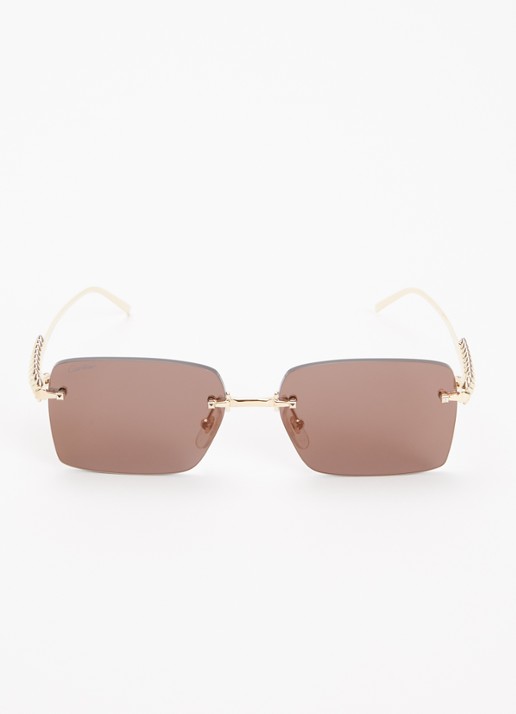 Cartier Retro zonnebril CT0545S - detail goud