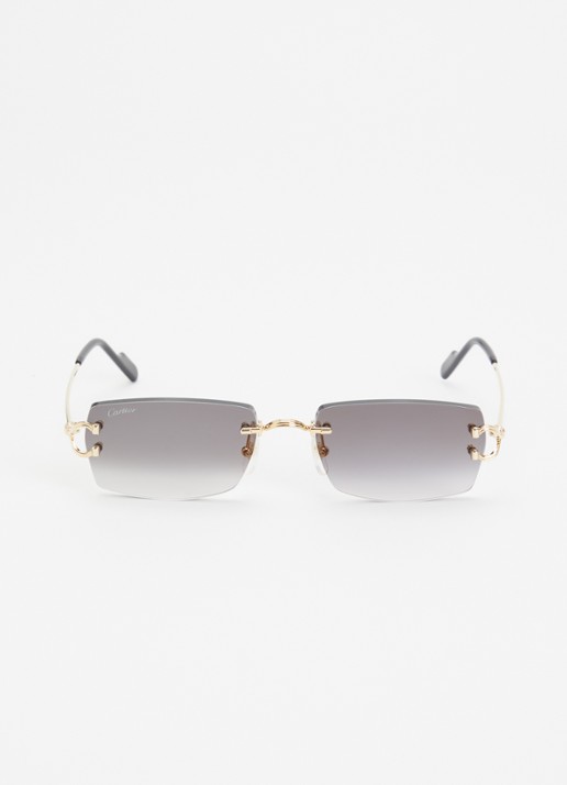 Cartier Retro zonnebril CT0550S - detail 2 goud