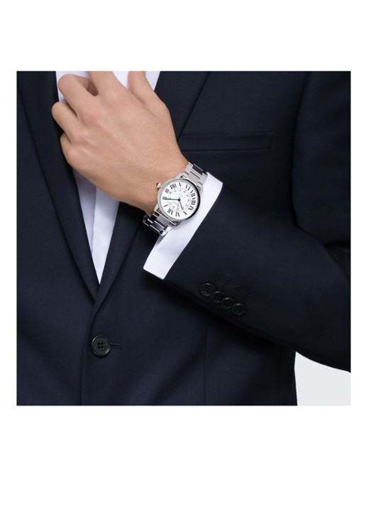 Cartier Ronde Solo de Cartier 42 mm horloge van staal W6701011 - detail 3 zilver