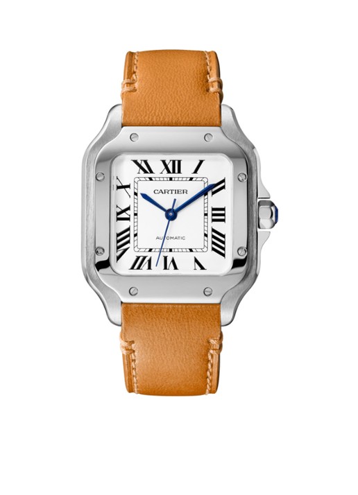 Cartier Santos de Cartier horloge CRWSSA0029 - voorkant 5 zilver