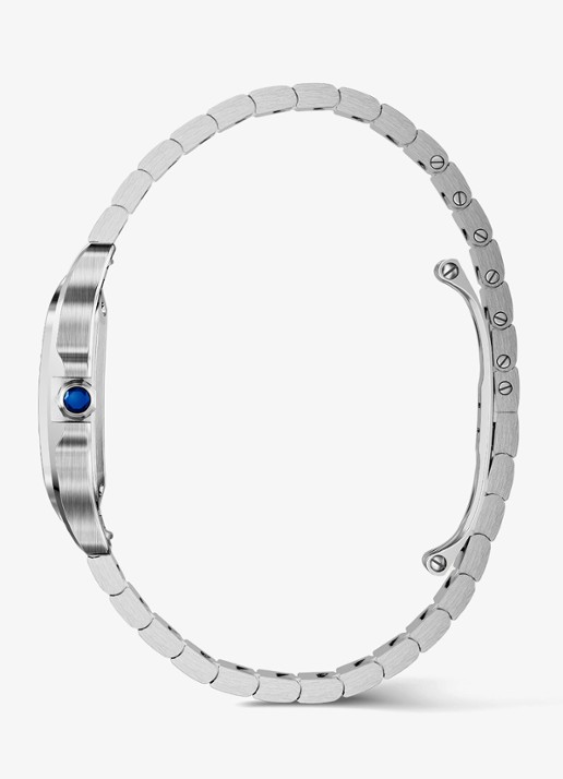 Cartier Santos de Cartier horloge CRWSSA0082 - achterkant 8 zilver