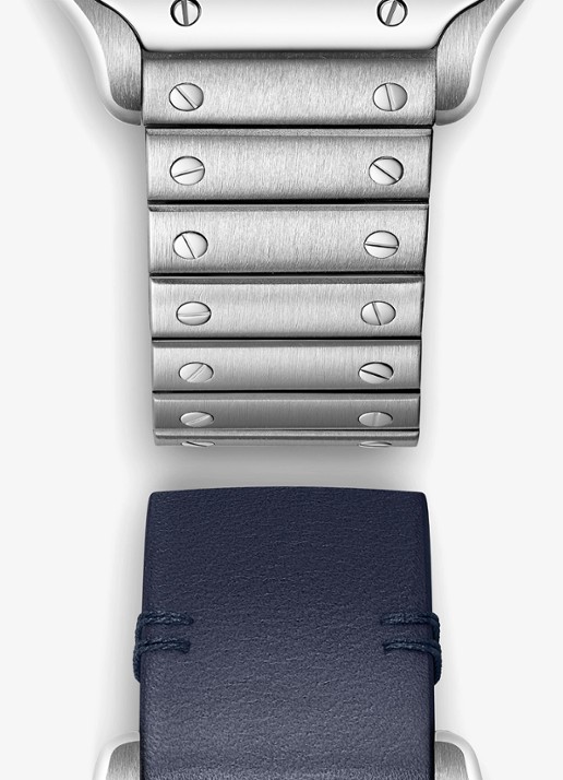 Cartier Santos de Cartier horloge CRWSSA0082 - detail 6 zilver