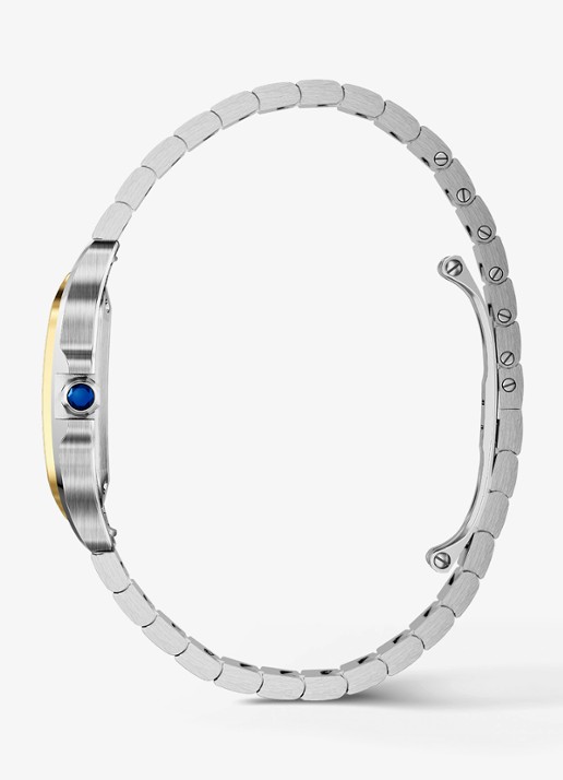 Cartier Santos de Cartier horloge, small model van 18 karaat geelgoud en staal CRW2SA0033 - detail 4 geelgoud