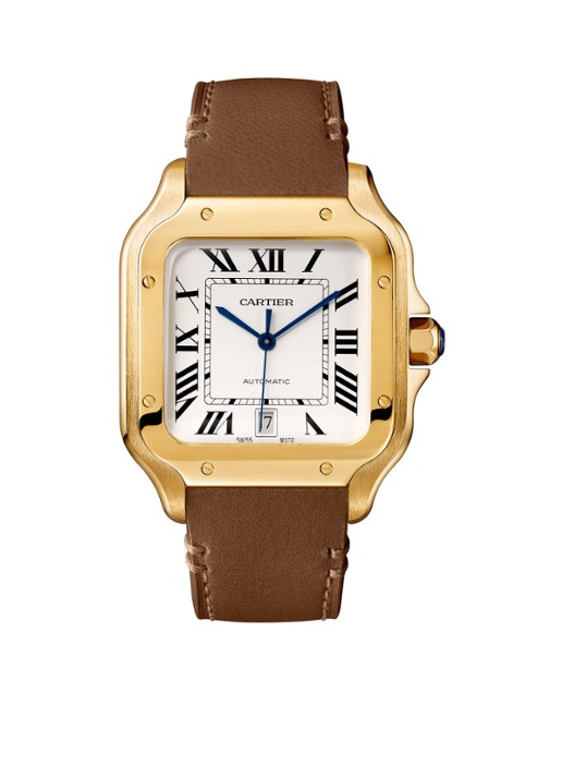 Cartier Santos de Cartier large horloge van 18 karaat geelgoud CRWGSA0042 - voorkant 2 geelgoud