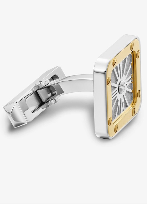 Cartier Santos de Cartier manchetknopen - detail zilver