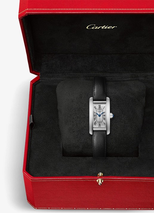 Cartier Tank Américaine horloge CRWSTA0100 - detail 4 zilver