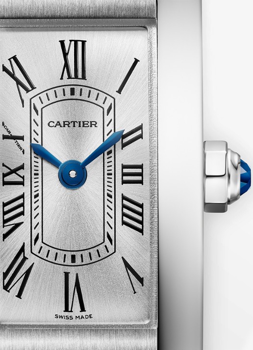 Cartier Tank Américaine horloge CRWSTA0100 - voorkant 2 zilver