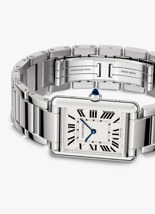 Cartier Tank Must de Cartier horloge, large model CRWSTA0106 - detail 6 zilver