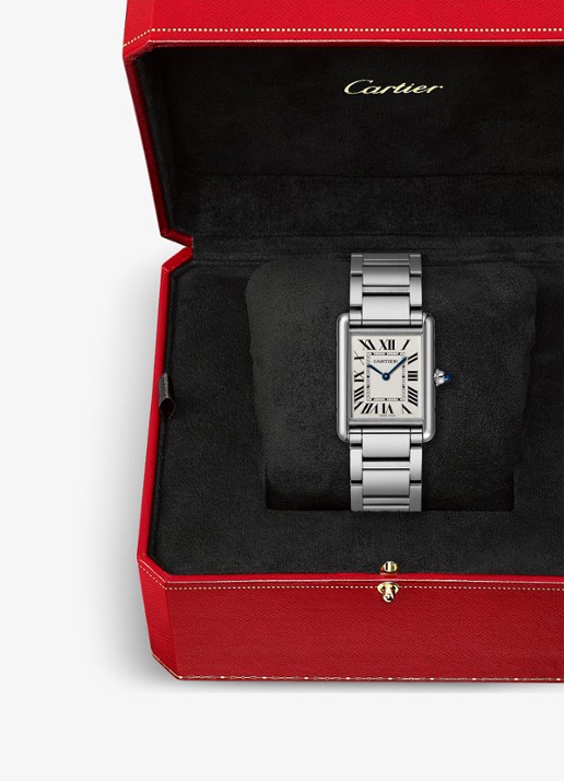 Cartier Tank Must de Cartier horloge, large model CRWSTA0106 - detail 7 zilver