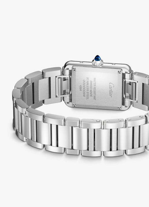 Cartier Tank must SolarBeat™ horloge CRWSTA0121 - detail 6 zilver