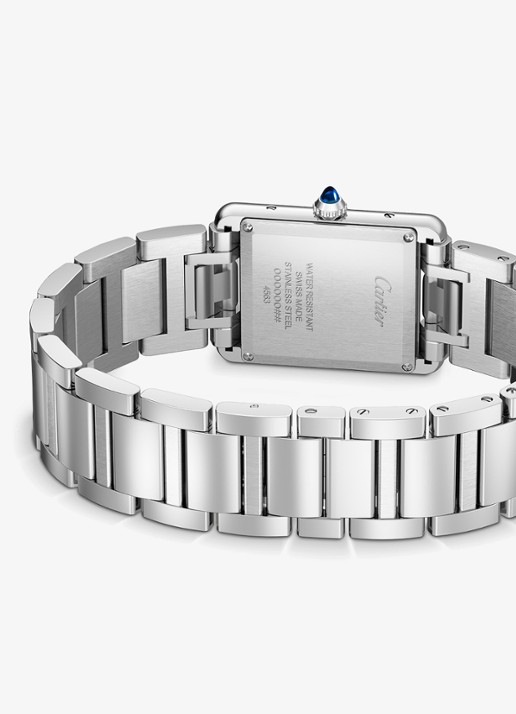 Cartier Tank must SolarBeat™ horloge CRWSTA0122 - detail 2 zilver
