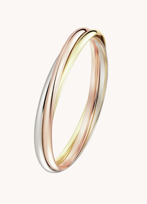 Cartier Trinity armband classic van 18 karaat rosé-, geel-, en witgoud CRB6067800  - detail 3 multicolor