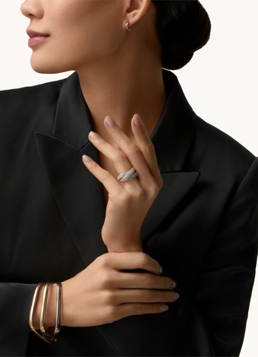 Cartier Trinity armband, kussenvormig CRB6078017 - detail 2 goud