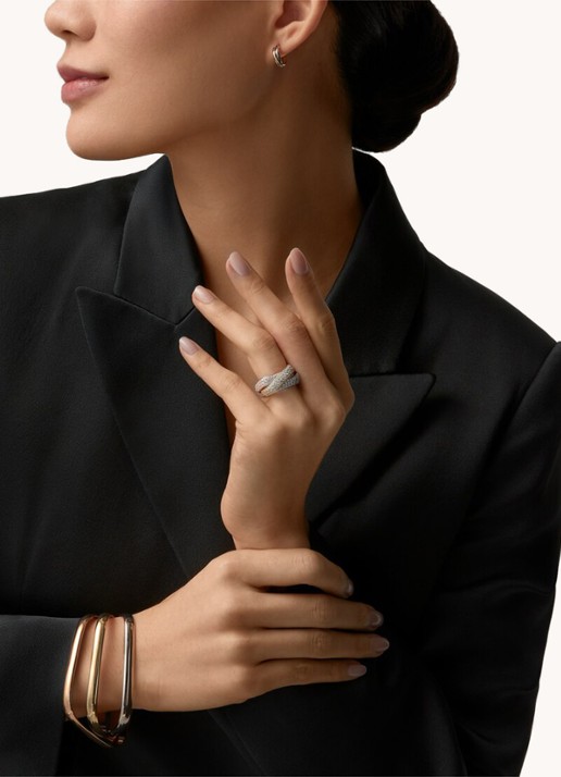 Cartier Trinity armband, kussenvormig CRB6078017 - detail 5 goud