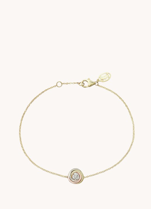 Cartier Trinity armband van 18 karaat wit-, geel-, en roségoud met diamant CRB6068000 - detail 3 multicolor