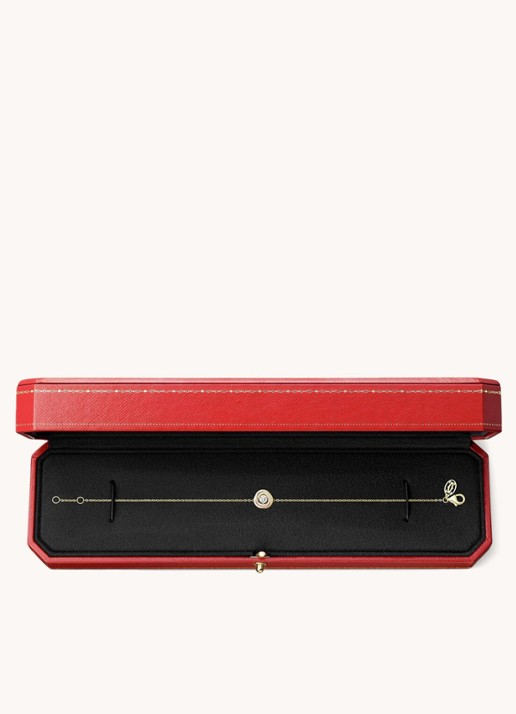 Cartier Trinity armband van 18 karaat wit-, geel-, en roségoud met diamant CRB6068000 - detail 4 multicolor