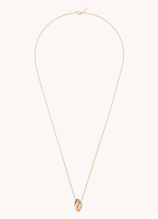 Cartier Trinity de Cartier ketting van 18 karaat rosé-, geel-, en witgoud CRB7224955