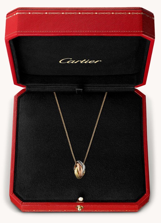 Cartier Trinity de Cartier ketting van 18 karaat rosé-, geel-, en witgoud CRB7224956 - detail 4 goud