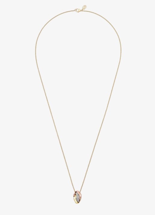 Cartier Trinity de Cartier ketting van 18 karaat rosé-, wit-, en geelgoud met 54 diamanten CRN7424481
