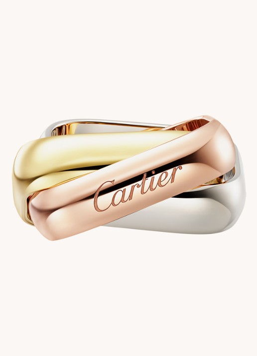 Cartier Trinity de Cartier ring van 18 karaat rosé-, geel-, en witgoud CRB4239900 - detail 5 goud