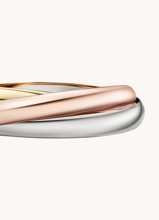 Cartier Trinity de Cartier XL bangle van 18 karaat rosé-, geel-, en witgoud CRB6077918 - detail 3 multicolor