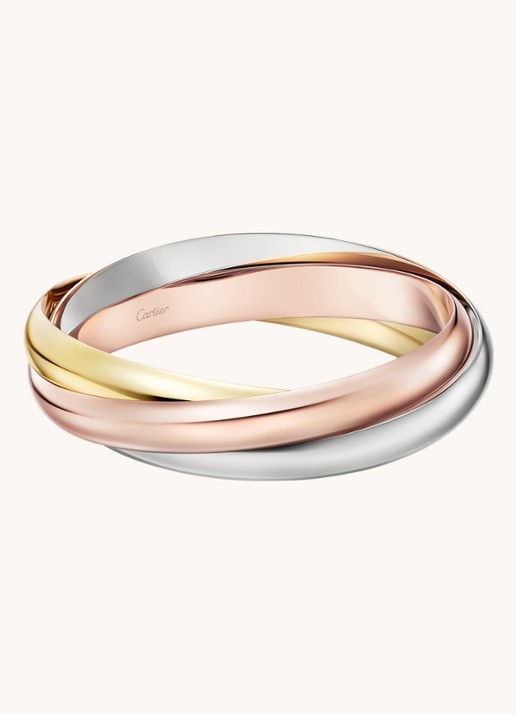 Cartier Trinity de Cartier XL bangle van 18 karaat rosé-, geel-, en witgoud CRB6077918