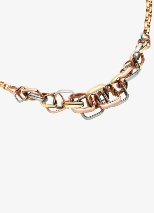 Cartier Trinity ketting van 18 karaat wit-, geel- en roségoud CRB722498 - detail 5 multicolor