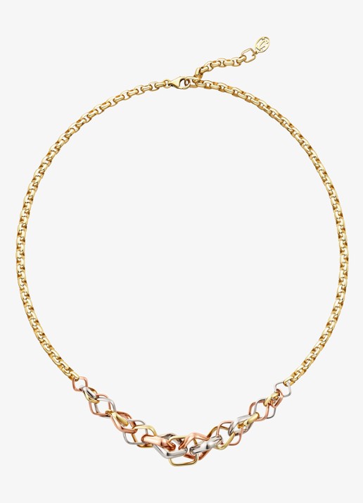Cartier Trinity ketting van 18 karaat wit-, geel- en roségoud CRB722498