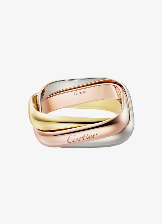 Cartier Trinity ring van 18 karaat rosé-, wit-, en geelgoud CRB42406